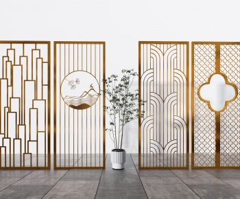 Modern Metal Screen Partition-ID:243906028