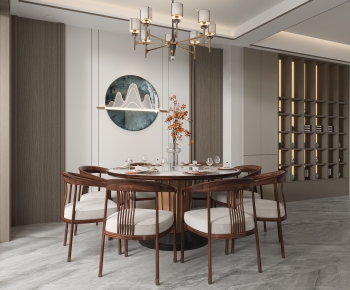 New Chinese Style Dining Room-ID:250312093