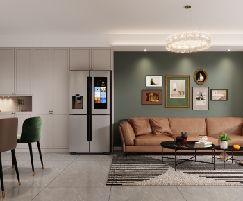 Modern A Living Room-ID:262593037