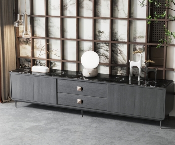 New Chinese Style TV Cabinet-ID:930864102