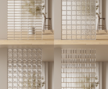 Modern Glass Screen Partition-ID:613040926