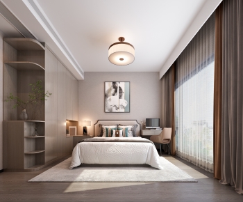 New Chinese Style Bedroom-ID:954001905