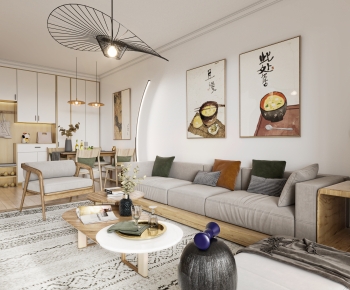 Japanese Style A Living Room-ID:400744924