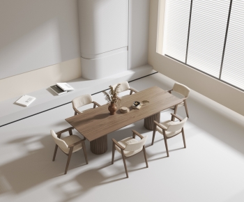 Nordic Style Dining Table And Chairs-ID:710282096
