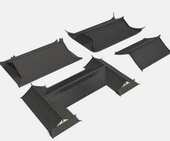Chinese Style Building Component-ID:891031989