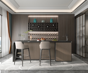 New Chinese Style Wine Cellar/Wine Tasting Room-ID:344255924