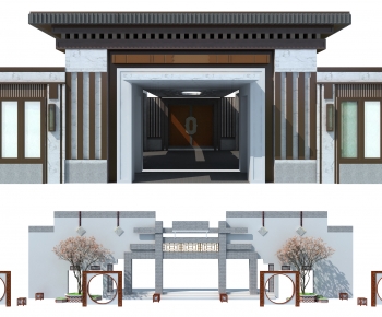 New Chinese Style Building Component-ID:888474949