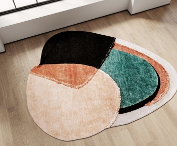现代抽象异形地毯-ID:907079942