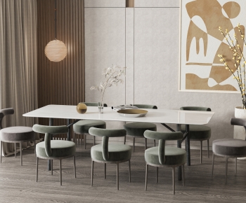 Modern Dining Table And Chairs-ID:783444886