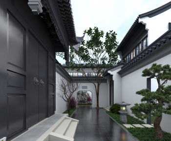 Chinese Style Courtyard/landscape-ID:446976904