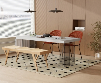Modern Dining Table And Chairs-ID:756885052