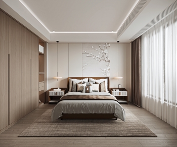 New Chinese Style Bedroom-ID:235733992