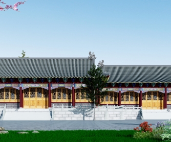 Chinese Style Ancient Architectural Buildings-ID:721028093