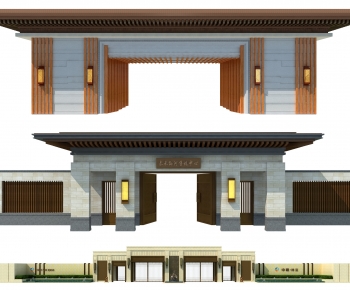 New Chinese Style Building Component-ID:377957118