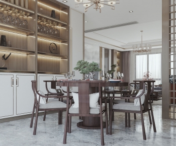 New Chinese Style Dining Room-ID:803248881