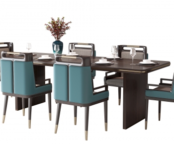 New Chinese Style Dining Table And Chairs-ID:267373091