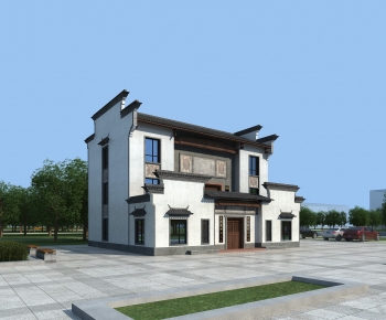 Chinese Style Villa Appearance-ID:485824119