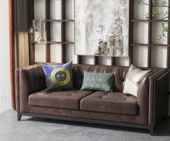 New Chinese Style A Sofa For Two-ID:923271247