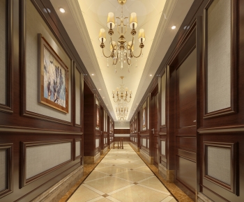 European Style Corridor Elevator Hall-ID:664268027