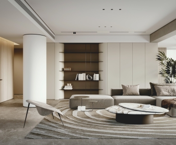 Modern A Living Room-ID:522331001