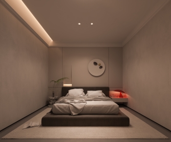Wabi-sabi Style Bedroom-ID:433593036