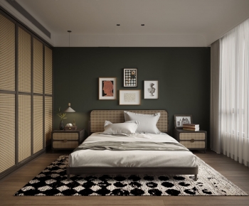 Nordic Style Retro Style Bedroom-ID:773741969