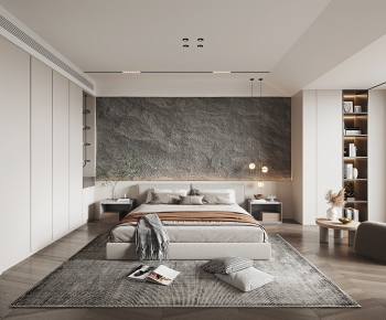 Modern Wabi-sabi Style Bedroom-ID:303668024