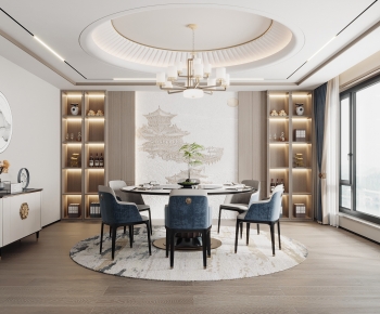 New Chinese Style Dining Room-ID:818269016