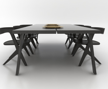 Modern Dining Table And Chairs-ID:204175009