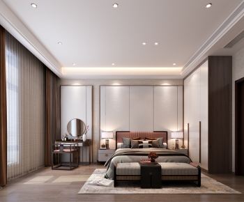 New Chinese Style Bedroom-ID:272016059