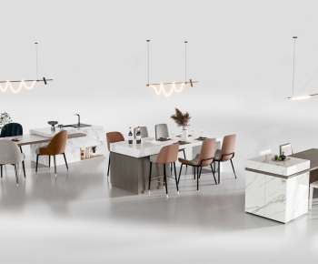 Modern Dining Table And Chairs-ID:464812042