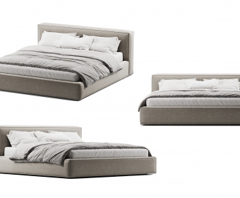 Modern Double Bed-ID:940673112