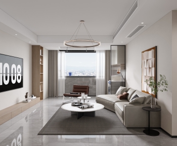 Modern A Living Room-ID:476644997