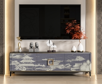 New Chinese Style TV Cabinet-ID:749856004