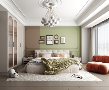 French Style Bedroom-ID:246092086