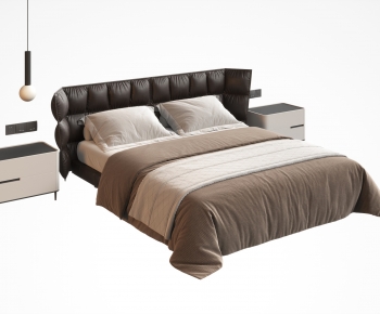 Modern Double Bed-ID:100464112