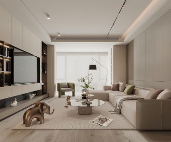 Modern A Living Room-ID:855413914