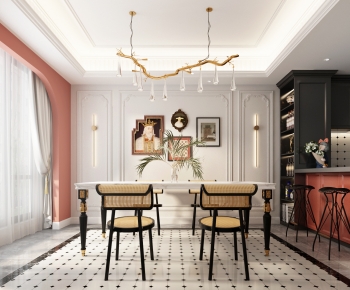 French Style Dining Room-ID:136425022
