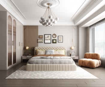 French Style Bedroom-ID:717392923