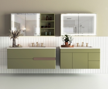 Nordic Style Bathroom Cabinet-ID:258796931