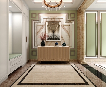 Simple European Style Hallway-ID:943952086