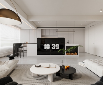 Modern A Living Room-ID:606251965