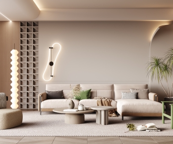 Wabi-sabi Style A Living Room-ID:220980883