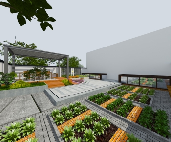 Modern Courtyard/landscape-ID:613521104
