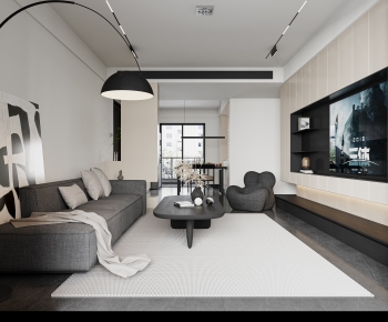 Modern A Living Room-ID:295258054