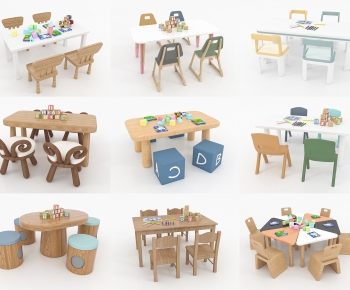 Modern Children's Table/chair-ID:349231965
