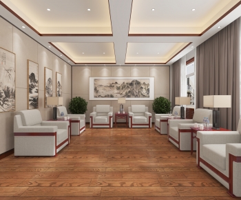 New Chinese Style Reception Area-ID:407577047