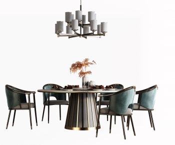 New Chinese Style Dining Table And Chairs-ID:921953927