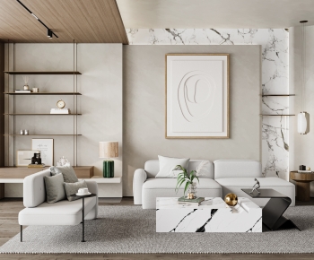 Modern A Living Room-ID:526659011