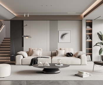 Modern A Living Room-ID:237906936